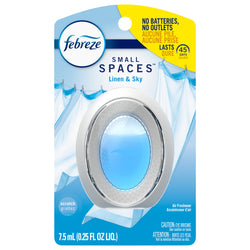 Febreze Small Spaces Linen And Sky Air Freshener - 0.25 OZ 6 Pack