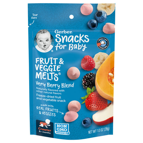 Gerber Graduates Melts Very Berry 1 OZ