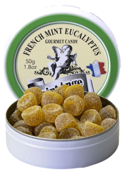 Naturally Fc French Mint eucalyptus Pastilles Candy - 1.7 OZ 10 Pack