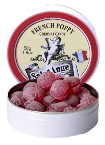 Naturally Fc French Poppy Pastilles Candy - 1.7 OZ 10 Pack