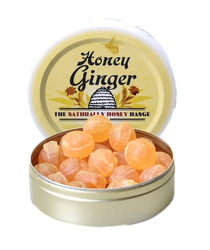 Naturally Fc French Apipharma Honey Ginger Pastilles Candy - 1.7 OZ 10 Pack