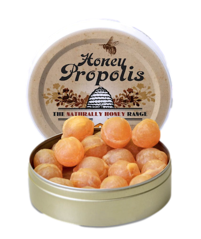 Naturally Fc French Apipharma Honey Propolis Pastilles Candy - 1.7 OZ 10 Pack