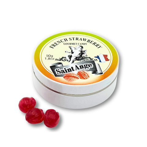 Naturally Fc French Strawberry Pastilles Candy - 1.7 OZ 10 Pack