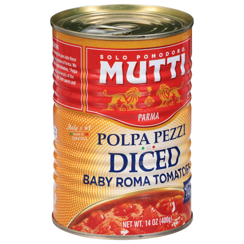 Mutti Diced Baby Roma Tomatoes 14 OZ