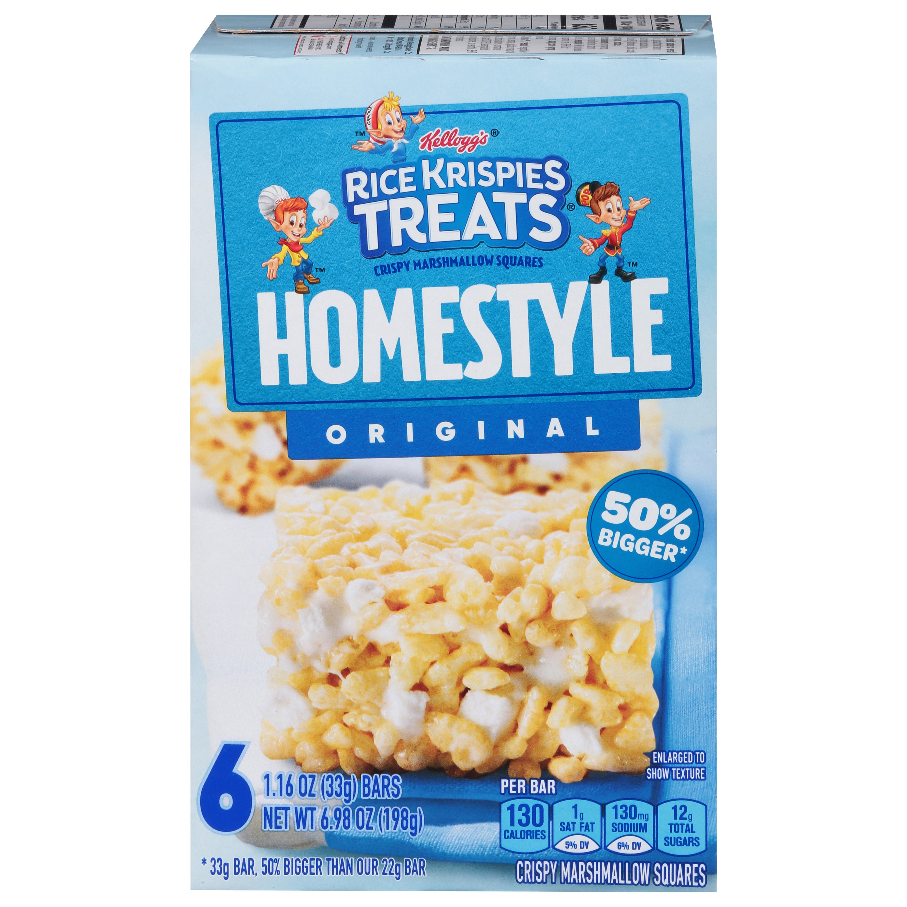 Kellogg's Rice Krispies Treats Homestyle - 6.98 OZ 6 Pack – StockUpExpress