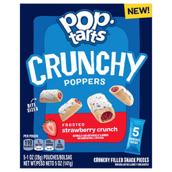 Kellogg's Poptarts Crunchy Poppers Strwaberry Crunch - 5.0 OZ 6 Pack