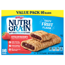 Kellogg's Nutri Grain Bars Strawberry Value Pack - 20.8 OZ 6 Pack