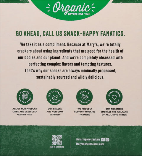 Mary's Gone Crackers Organic Super Seed Jalapeno Crackers 4.0 oz