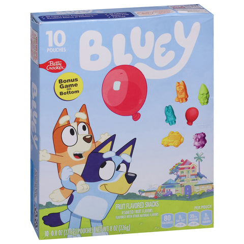 Bluey Fruit Flavored Snacks 10