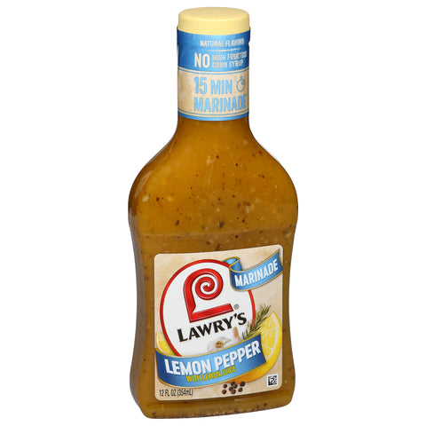 Lawry's Marinade Lemon Pepper With Lemonjuice 12 FZ