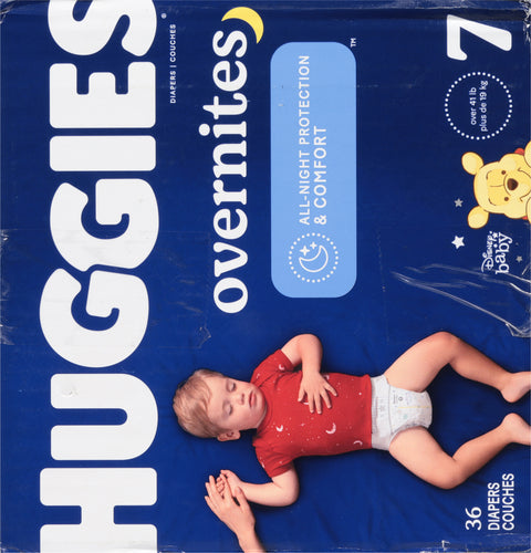 Huggies Overnites Diapers 36 ea