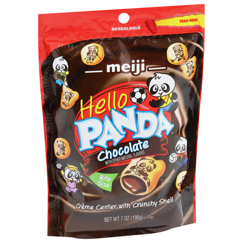 Hello Panda Chocolate Creme Center with Crunchy Shell Bite Size 7 OZ