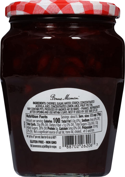 Bonne Maman Cherry Pie Filling 21.1 oz