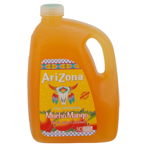 AriZona Mucho Mango Fruit Juice Cocktail 128 fl oz - 4 Pack