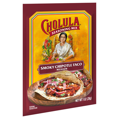 Cholula Smoky Medium Chipotle Taco Seasoning Mix 1 OZ