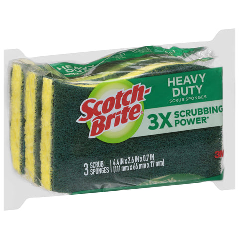 Scotch-Brite Heavy Duty Scrub Sponges 3 CT