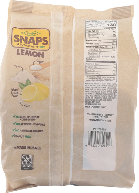 Stauffer's Cookies Lemon Snaps 14 OZ