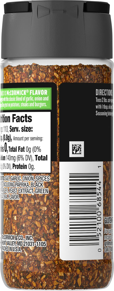 McCormick Seasoning Grill Mate Steakhouse Burger Blend 3.12 OZ