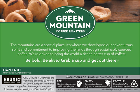 Green Mountain Coffee Hazelnut Roasters 3.3 OZ