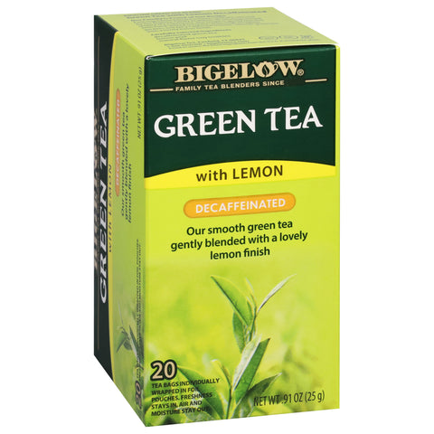 Bigelow Decaf Green With Lemon Tea 20 CT