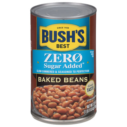 Bush's Best Zero Sugar Added Baked Beans - 27.5 OZ 12 Pack