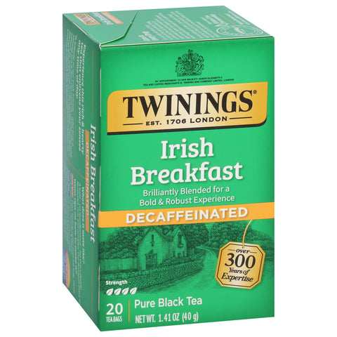 Twinings Irish Breakfast Decaf Black Tea 20 CT