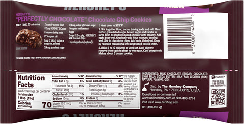 Hershey's Baking Chips Milk Chocolate 11.5 OZ