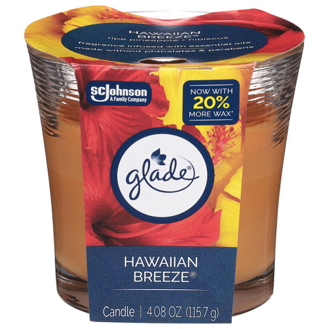 Glade Hawaiian Breeze Candle 1 Each - 6 Pack