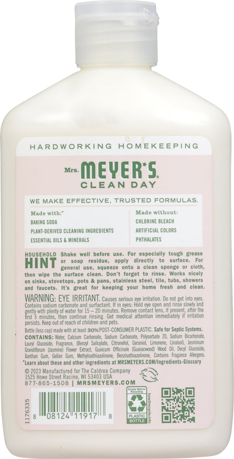 Mrs. Meyer's Clean Day Baking Soda Apple Blossom Scent Cream Cleaner 16 fl oz