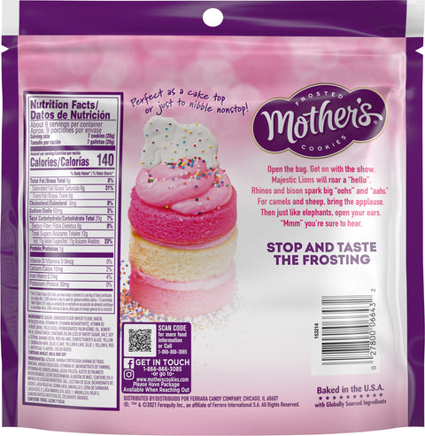 Mother's Frosted Animal Crackers 9 OZ