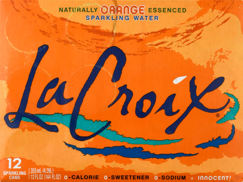 LaCroix Orange Sparkling Water 12