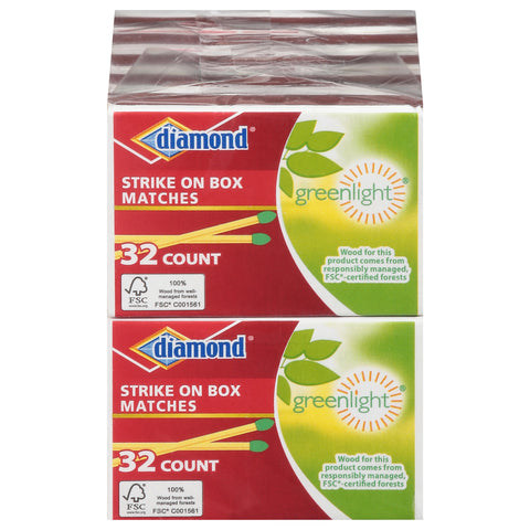 Diamond Matches Strike On Box 320 CT