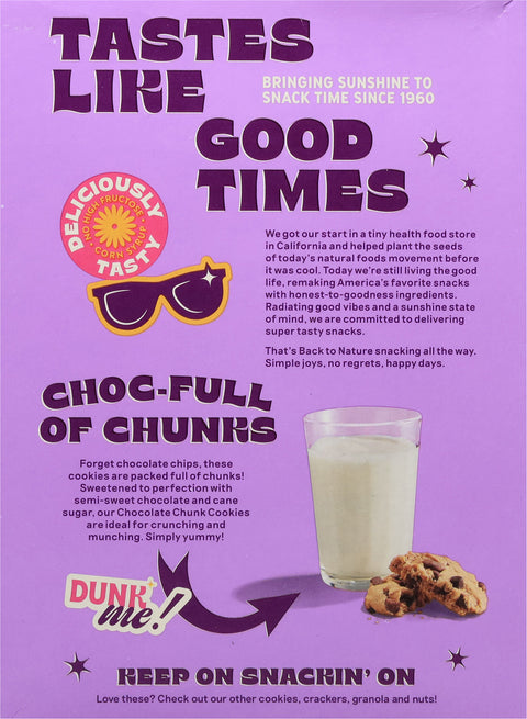 Back to Nature Chocolate Chunk Cookies 7.5 oz