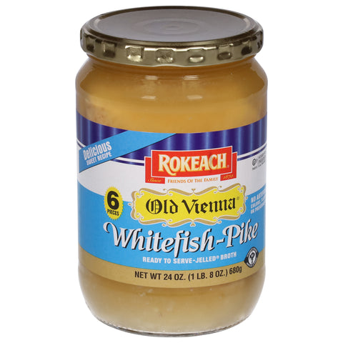 Rokeach Old Vienna Whitefish-Pike Jellied 6 Piece 24 OZ