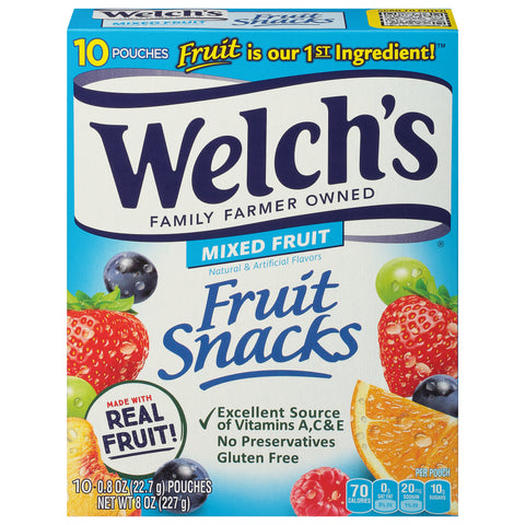 WelchÃ¢â‚¬â„¢s Mixed Fruit Snacks 8 OZ