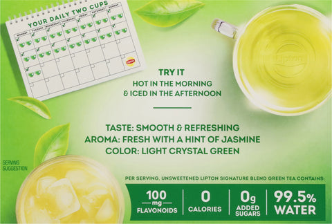 Lipton Signature Blend Green Tea Bags 40 CT