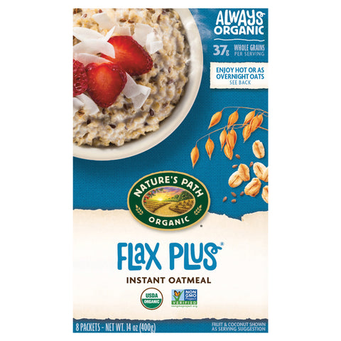 Nature's Path Organic Flax Plus Hot Oatmeal 14 OZ
