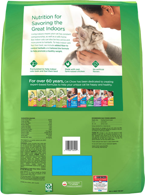 Purina All Cat Chow Indoor, Hairball & Healthy Weight Cat Food 15 LB