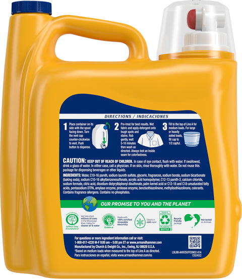 Arm & Hammer Fresh Scent Liquid Detergent 138 FZ