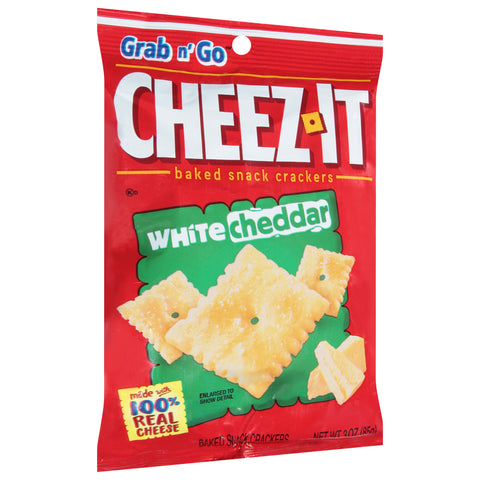 Kelloggs Cheez It Bags White Cheddar Baked Snack Crackers 3 OZ