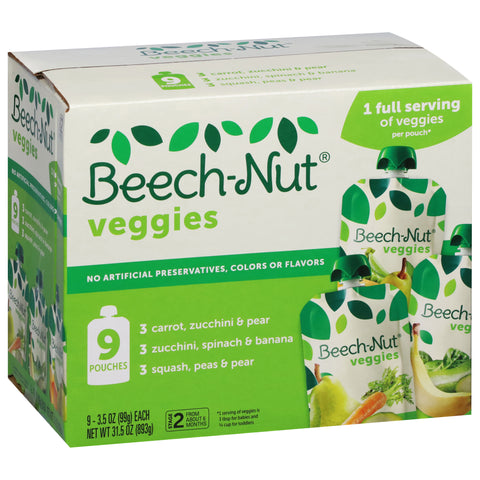 Beech-Nut Veggies Stage 2 Variety Pack 31.5 OZ