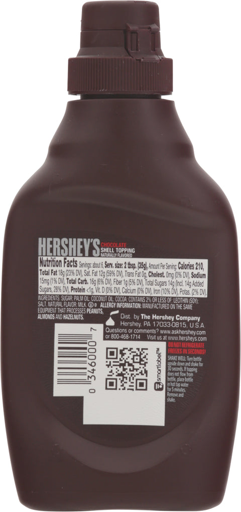 Hershey's Chocolate Shell Topping 7.25 OZ
