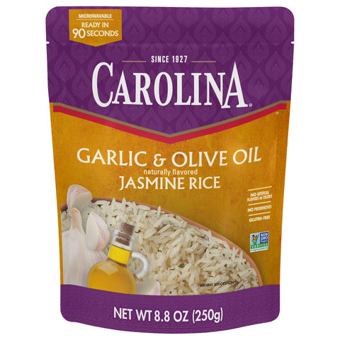 Carolina Garlic & Olive Oil Jasmine Rice 8.8 OZ