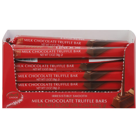 Lindt Lindor Milk Chocolate Truffle Bars 24 ea