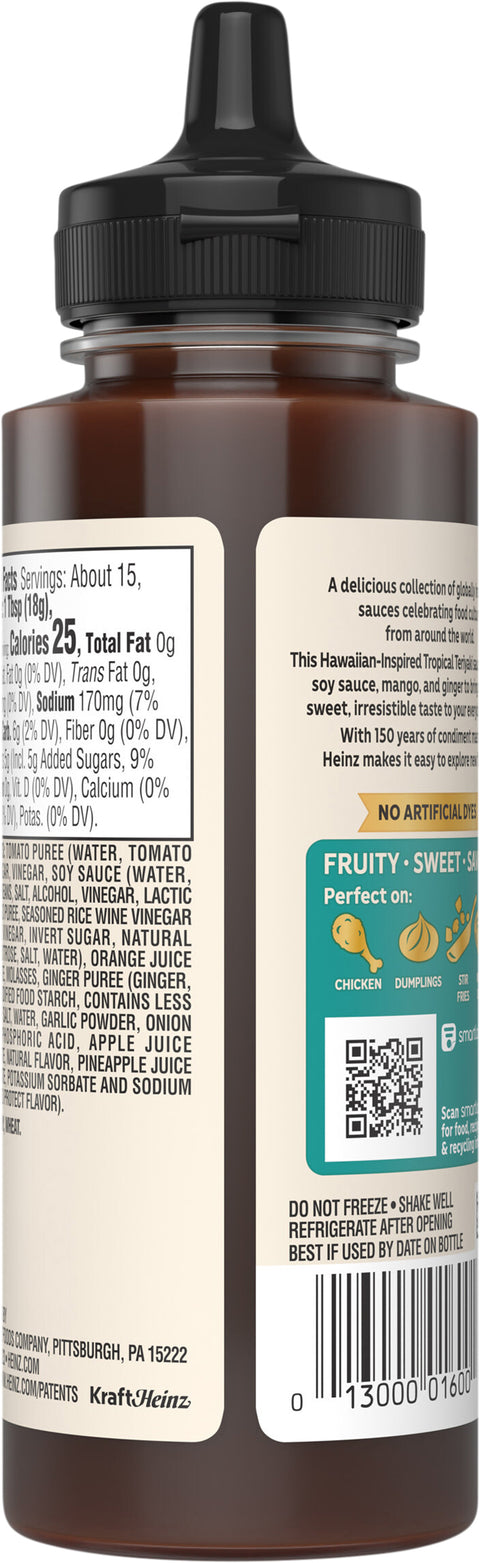 Heinz Hawaiian-Inspired Tropical Teriyaki Sauce 8 fl oz