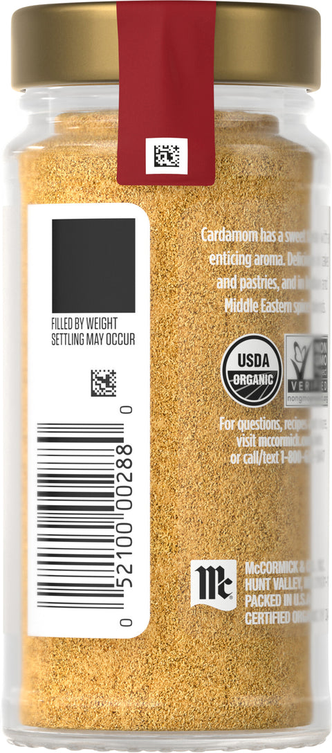 McCormick Gourmet Organic Ground Cardamom - 1.75 OZ 3 Pack