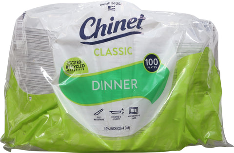 Chinet Dinner Plate 100 CT
