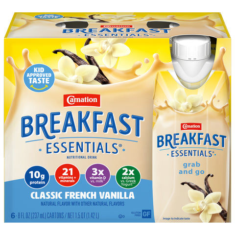 Nestle Carnation Breakfast Essentials Classic French Vanilla 48 FZ