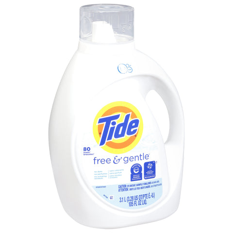 Tide Free & Gentle Detergent 105 fl oz