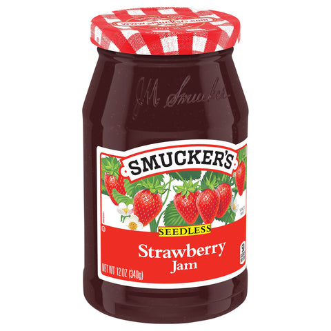 Smucker's Jam Seedless Strawberry 12 OZ